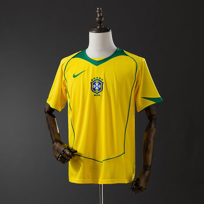 Camisa Retrô Brasil 2004/05 - RONALDINHO 10
